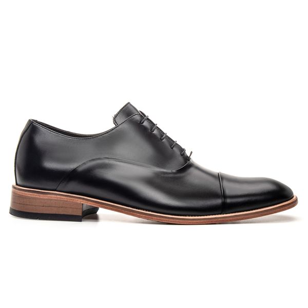 Sapato Social Premium Italiano Masculino Linha Toscana Preto