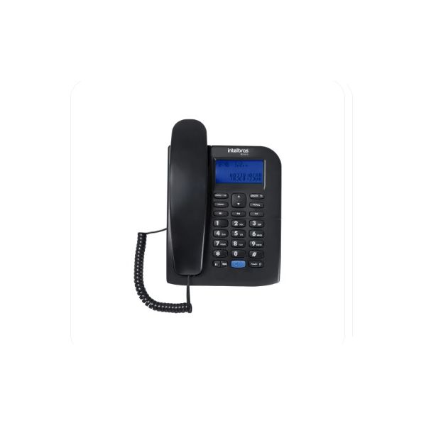 TELEFONE COM FIO TC 60 ID PRETO