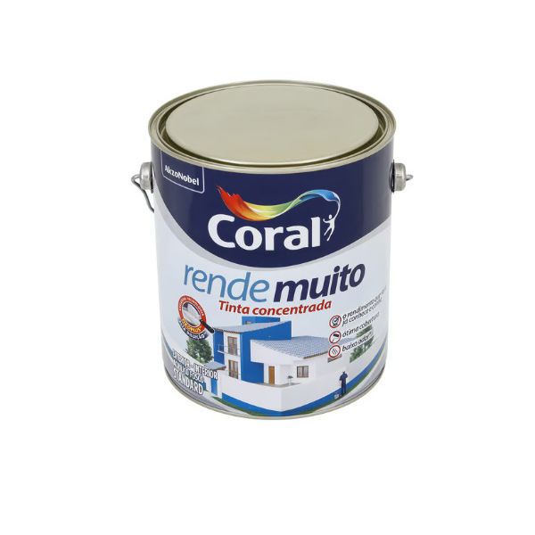 TINTA ACRILICA RENDE MUITO FOSCO BRANCO NEVE 3,6L