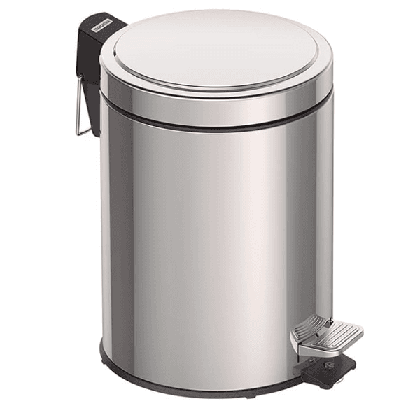 LIXEIRA COM PEDAL INOX 5LTS