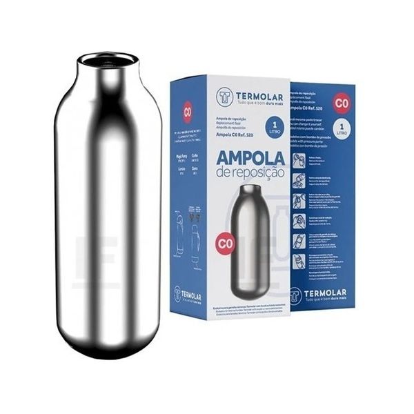 GARRAFA TERMICA LUMINA INOX 1L 9751 TERMOLAR Garrafa Termica Casa