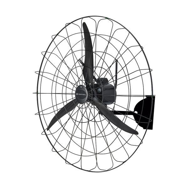 Ventilador de Parede Industrial 1M Alta Vazão Preto Ventisol