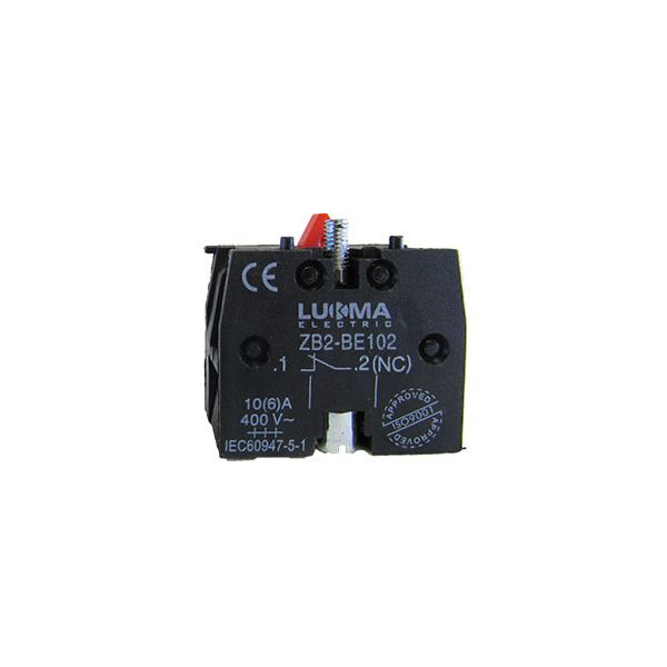 Bloco De Contato Para Botão Normal Fechado Lukma Lk2-BE02 15002