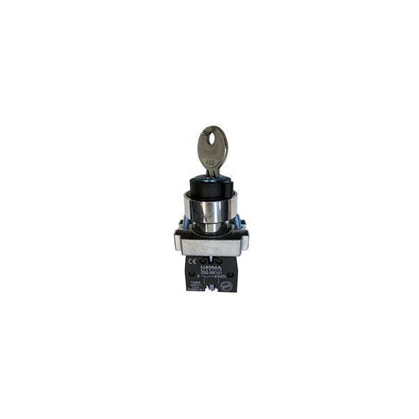 Chave Seletora Lukma Metal C/ Chaves LK2-BG21 2P 1NA 13014