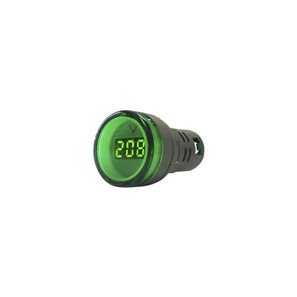 Voltímetro Digital LK-KN52 Verde 22MM Lukma 19004
