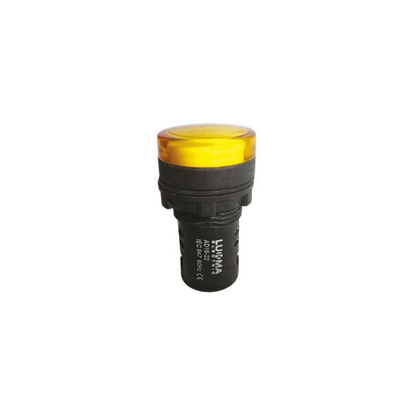 Sinaleiro LK16-22 Amarelo 127VCA Lukma 16001