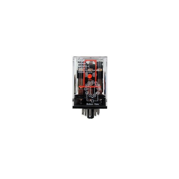 Relé Industrial 11 Pinos 3 Contatos 220V Lukma 45023