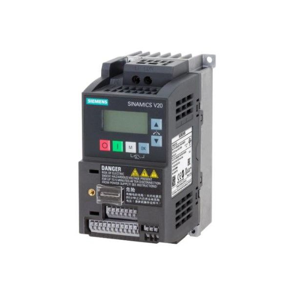 Inversor de Frequencia Sinamics V20 200-240VCA 1CV 4,2A - 6SL32105BB175UV1 SIEMENS