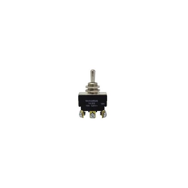 Interruptor De Alavanca Metálica Bipolar 15A 14203 Margirius