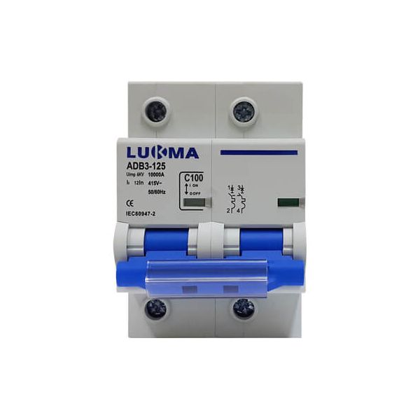LUKMA DISJUNTOR BIPOLAR CURVA C 2 A - 6KA 34115