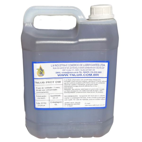 Óleo Protetivo 5 Ltr DW-Gl TN LUB