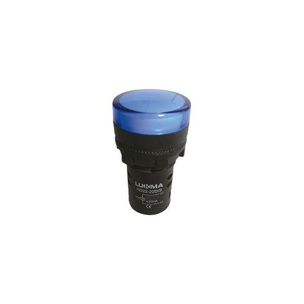 Sinaleiro LK16-22 Azul 24VCA Lukma 16008