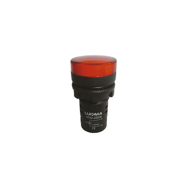 Sinaleiro Lk16-22 Vermelho 24VCA Lukma 16019