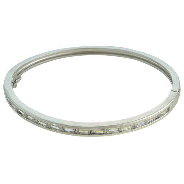 Bracelete Zircônia Lesprit U23K140191 Ródio Cristal