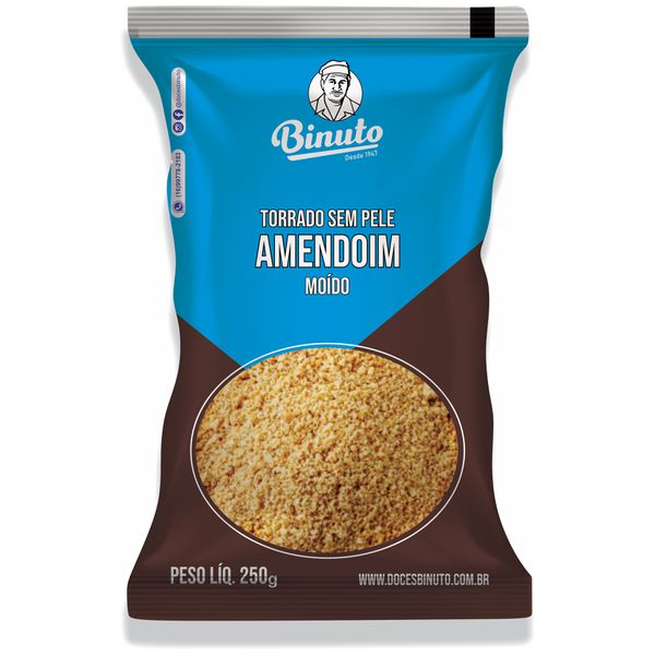 Amendoim Torrado e Moído - 250g