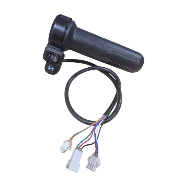 Acelerador C/ Controle de Velocidade 1 2 3 e Buzina (Manopla - Punho Grande) EKO-5/EKO-6