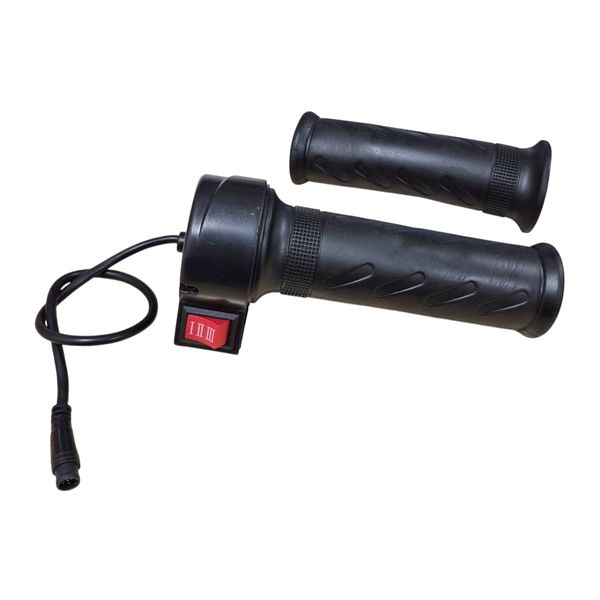 Acelerador C/ Controle de Velocidade I II III (Cabo Curto 25cm - Plug Prova D' agua) FLOW 800w 01/25 Cor: Preto