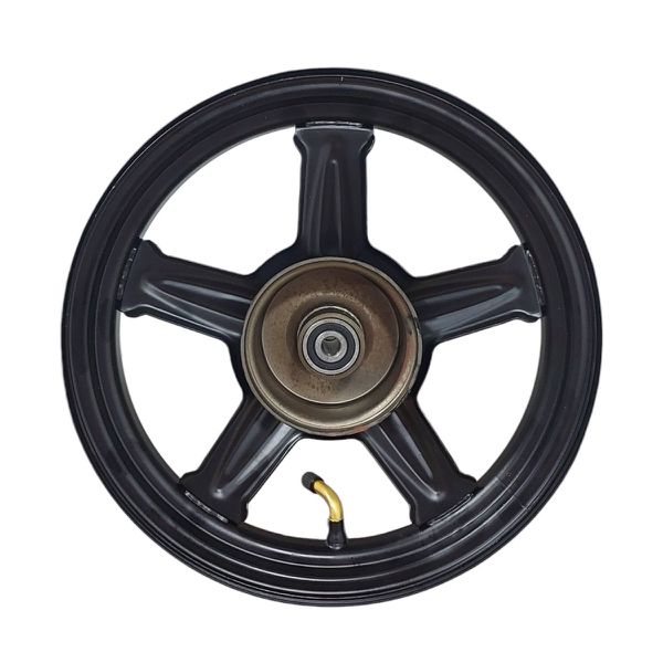 Aro 14" x 2.50 (10-2.50/2.75) Dianteiro Liga Leve Aço Freio Tambor 110mm Cor: Preto