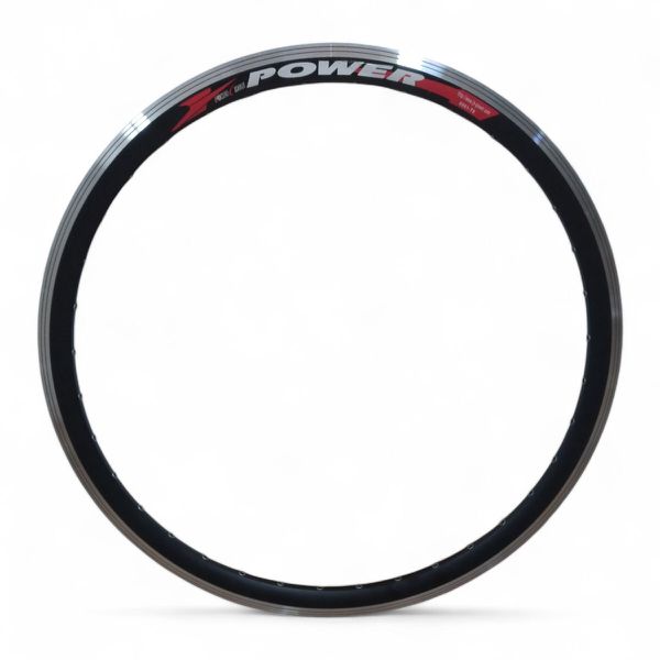 Aro 26", Alumínio, Parede Dupla, C/ Ilhos, V-brake, 36 Furos, CLASSIC/STYLE | Cor: Preto Fosco