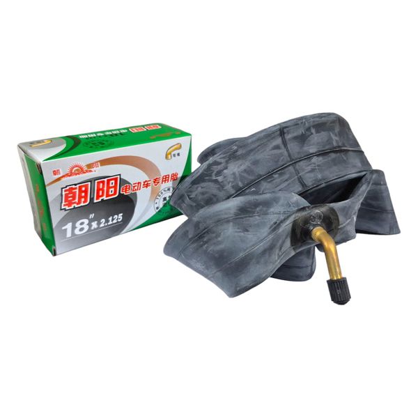 Câmara de Ar Aro 18'' x 2.125 CHAO YANG Val. Schrader Bico Curvo 45º