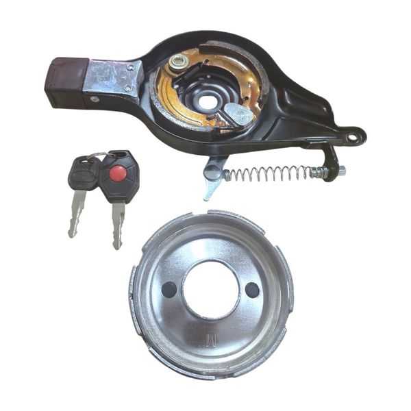 Freio Traseiro Tambor C/ Tranca Ø 90x34x14 mm Cor: Preto