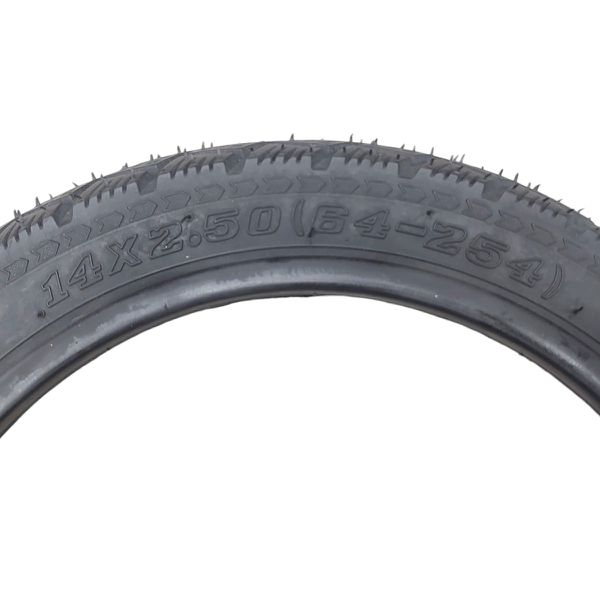Pneu 14'' x 2.50 (64-254) Tubeless IMPORTADO | Cor: Preto