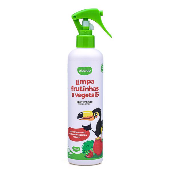 Higienizador De Frutas e Vegetais Orgânico - Limpa Frutinhas e Vegetais Bioclub® 300 Ml