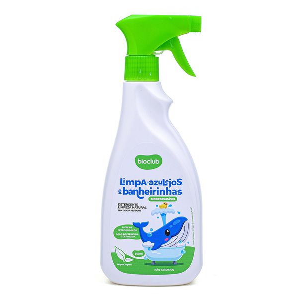 Higienizador De Azulejos e Banheirinhas - Limpa Azulejos e Banheirinhas Bioclub® 500ml