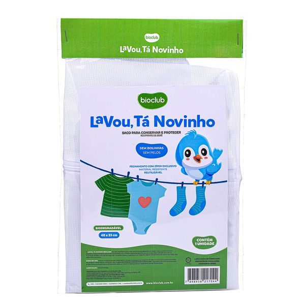 Saco De Lavar Roupas - Lavou Tá Novinho Bioclub®
