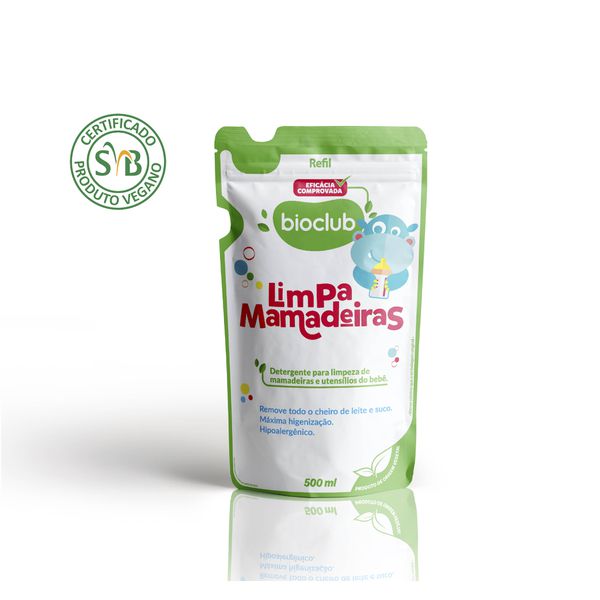 Sachê Limpa Mamadeiras Bioclub 500ml