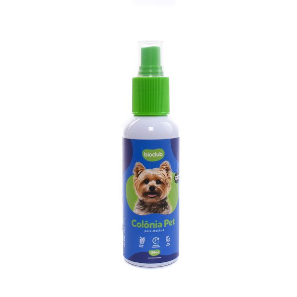 Colônia Pet Saudável Bioclub® 120ml - Cheirinho de Bebê macho