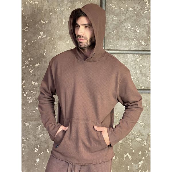 Moletom Masculino com Capuz – Textura 