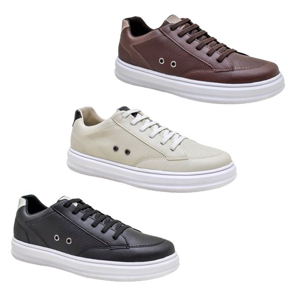 KIT 3 PARES - Sapato Casual Cart