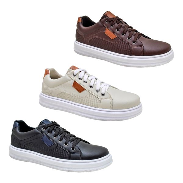 KIT 3 PARES - Sapato Casual Matteo