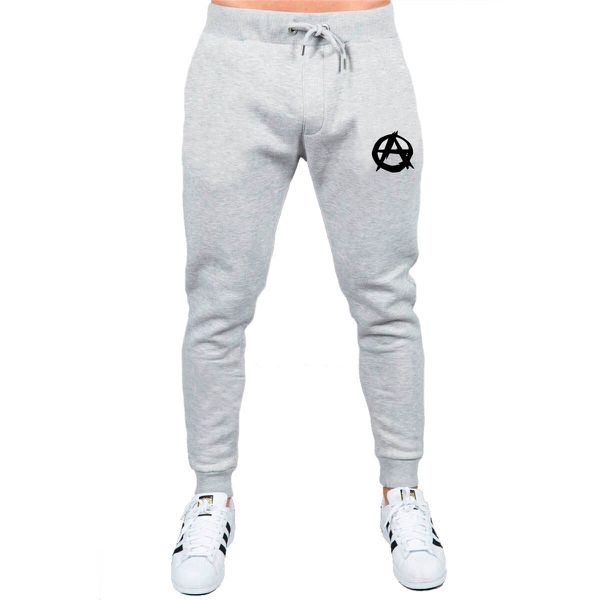 Calça De Moletom Black Beast Anarchy Joggers Cinza