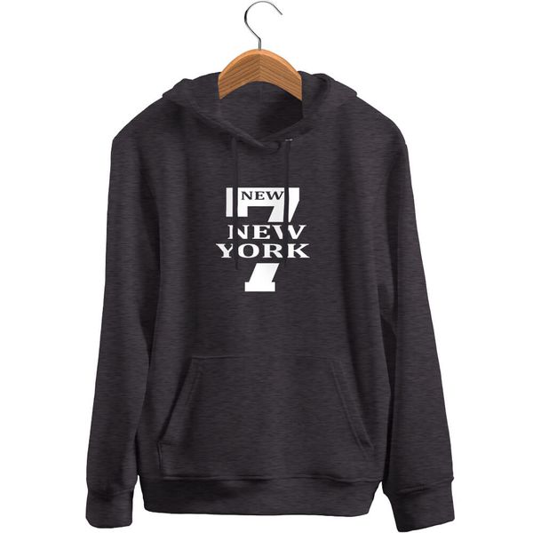 Blusa De Frio Black Beast Moletom 7 New York Chumbo