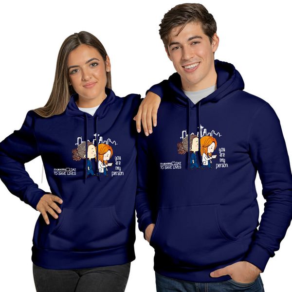 Moletom Casaco Greys Anatomy Feminino Blusa Moletom Feminino