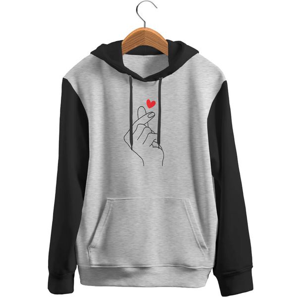 Blusa De Frio Black Beast Moletom Mão Coreana Raglan