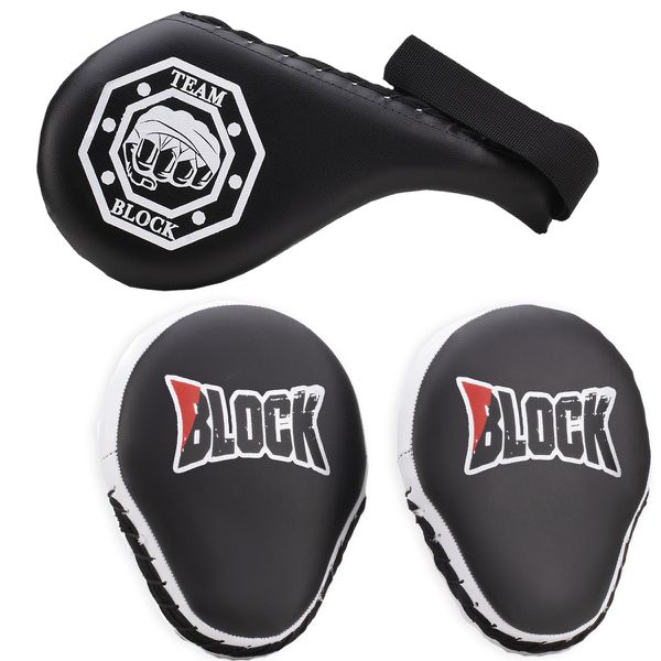 Kit Manopla De Foco e Raquete De Chute - Branco