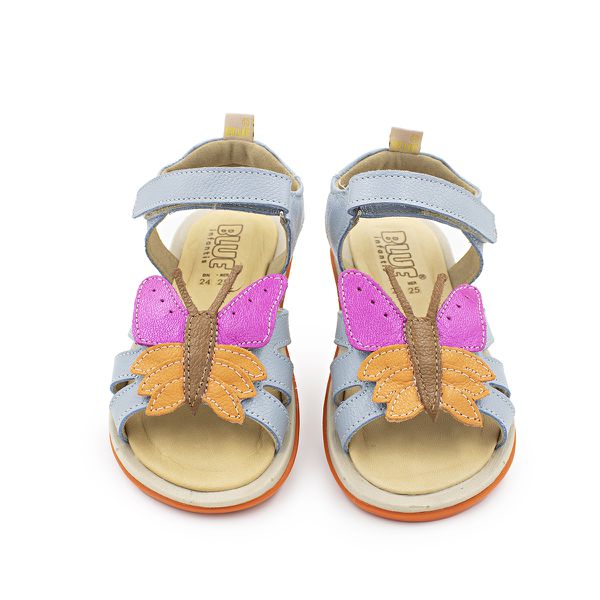 Sandália Infantil Feminino Amélia - Metal verde acqua