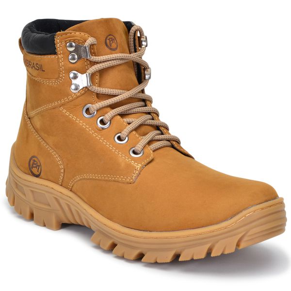 Bota Coturno Bmbrasil Working 8600/11 Camel/preto