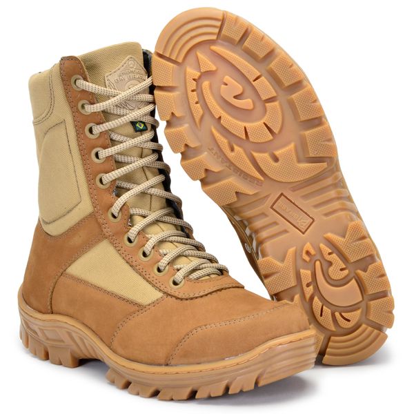 Bota Bmbrasil Em Couro Exercito 1