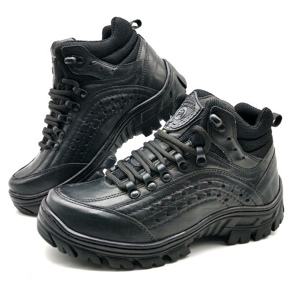 Bota Cano Curto Trekking Adventure 5400/37 Preto/preto