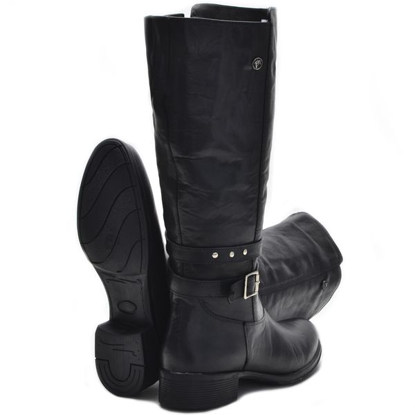 Botas Femininas Cano Alto Montaria 2002/01 Preto
