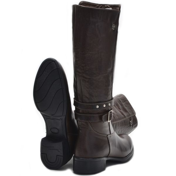 Botas Femininas Cano Alto Montaria 2002/02 Brown