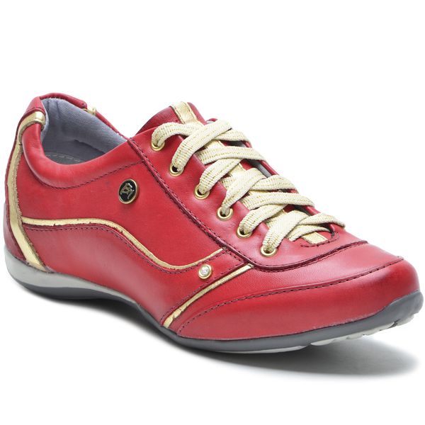 Tenis Feminino Casual Bmbrasil 212/03 Vermelho