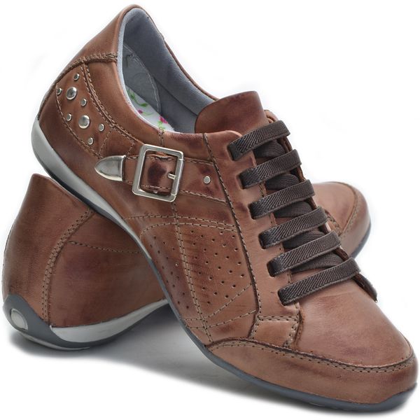Tenis Feminino Casual Bmbrasil 221/06 Castanho