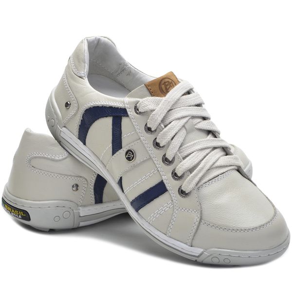 Sapato Masculino Casual Porshe Arfada 121/02 Gelo