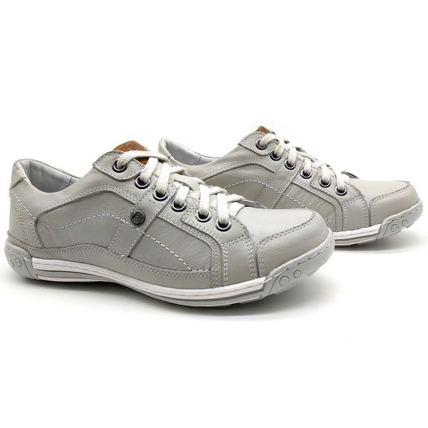Sapato Masculino Casual Porshe Palmilha Ortopédica 147/04 Gelo