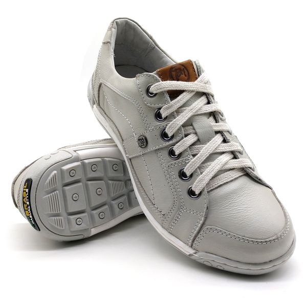 Sapato Masculino Casual Porshe Palmilha Ortopédica 147/04 Gelo